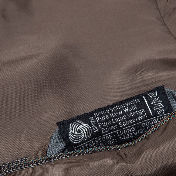 Hoff (Germany) Gledhill Pure New Wool Multi-Stripe Herringbone Weave Blazer : L - Picture 6 of 11